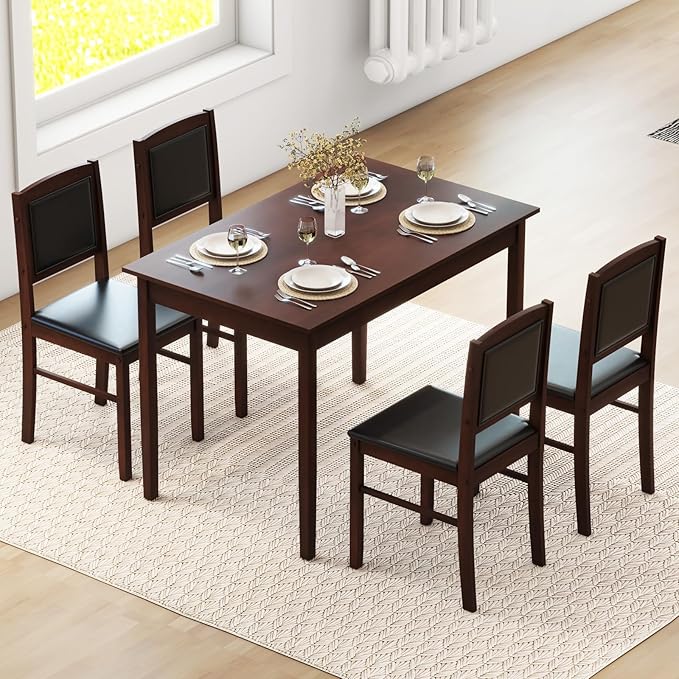 Giantex 5-Piece Dining Table Set - Image 7