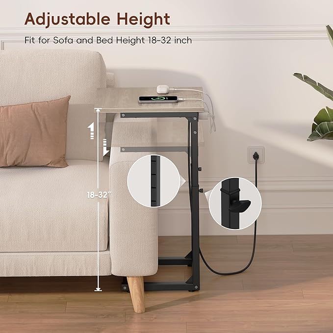 Vagusicc C Shaped End Table - Image 3