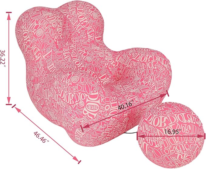 Bean Bag Chair - Memory Foam Bean Bag Chair - Image 3