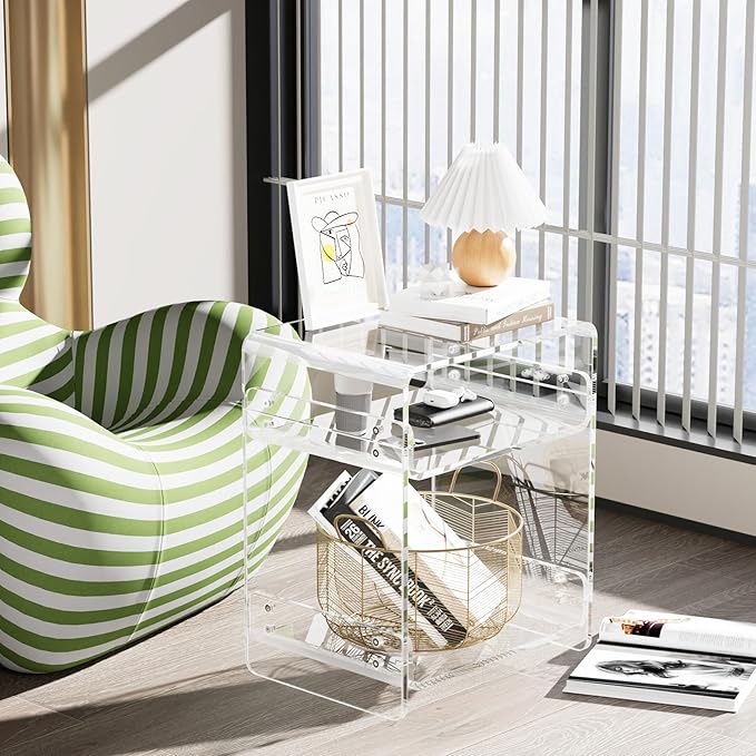 Acrylic Record Player Table - Image 2