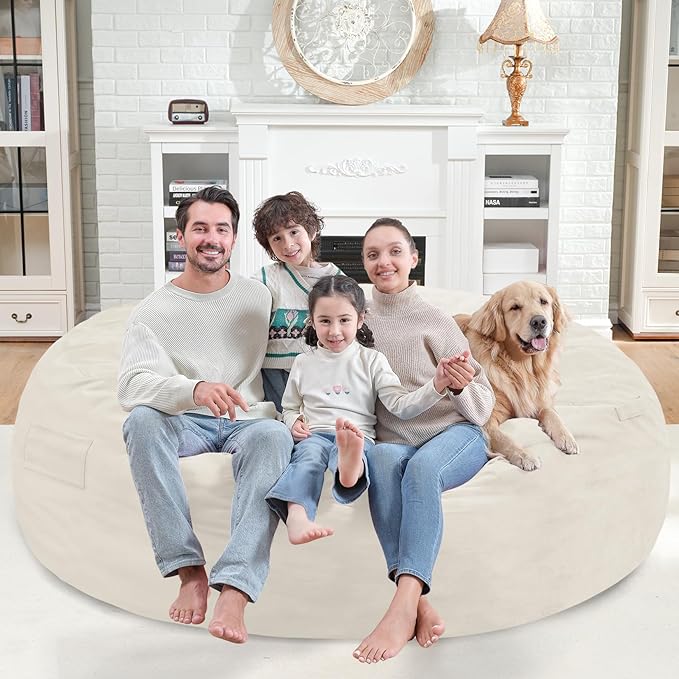 7FT Bean Bag Chair, Large Bean Bag Chairs - Image 2