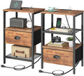 Nightstands Set of 2, Night Stands by Unknown