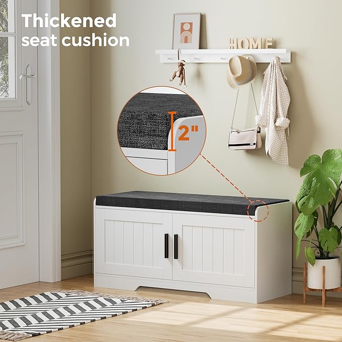 2-Tier Storage Bench, Shoe Bench - Image 4
