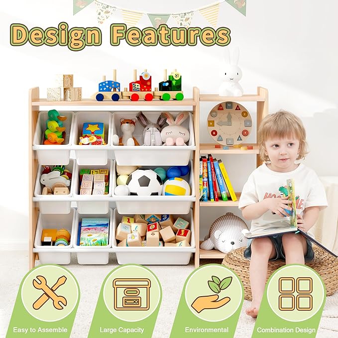 MallBest 4-Tier Kids' Toy Storage Organizer Shelf - Image 7