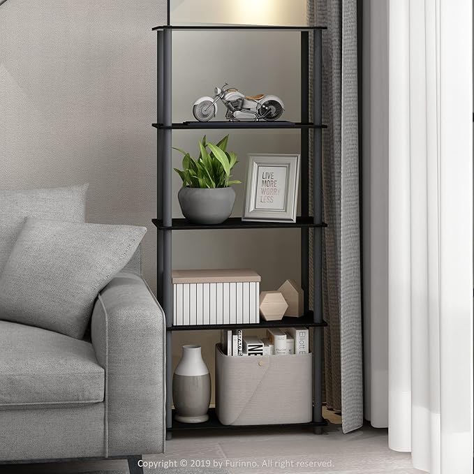 Furinno Turn-N-Tube 5-Tier Multipurpose Shelf / Display Rack / Storage Shelf / - Image 2