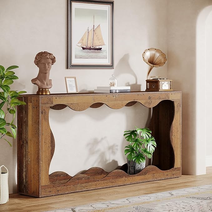Tribesigns 63 Inches Farmhouse Console Table - Image 6