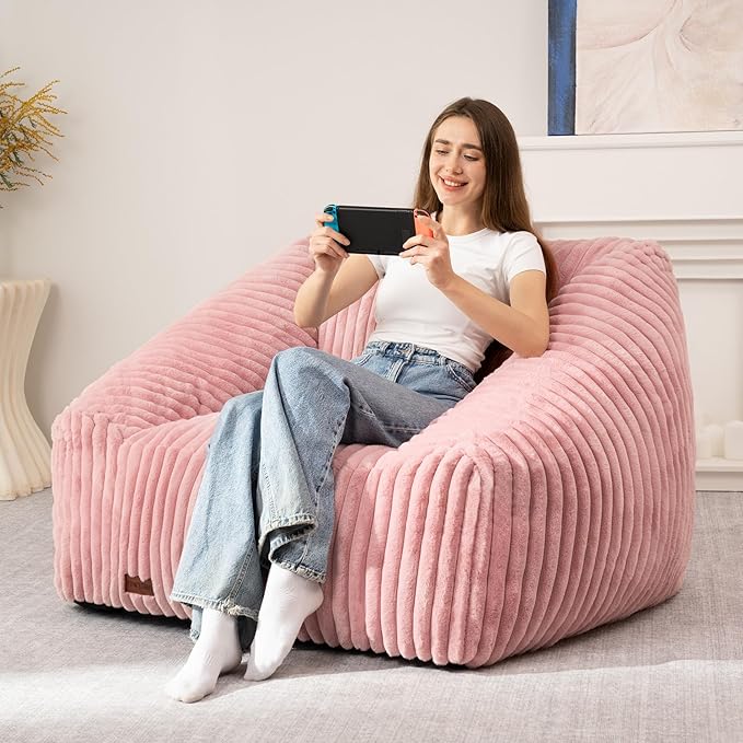 HABUTWAY Bean Bag Chair, Giant Bean Bag Chairs - Image 3