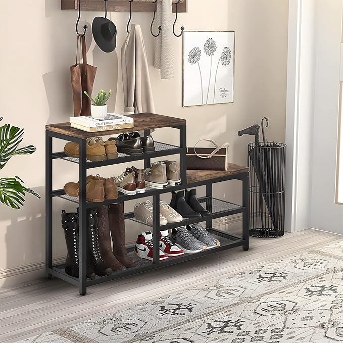 Shoe Rack Bench Shoe Storage Organizer - Image 5