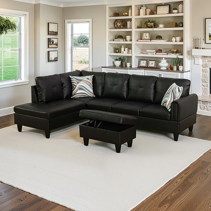 NicBex Sectional Couch 3 Pieces Sofa Set - Image 2