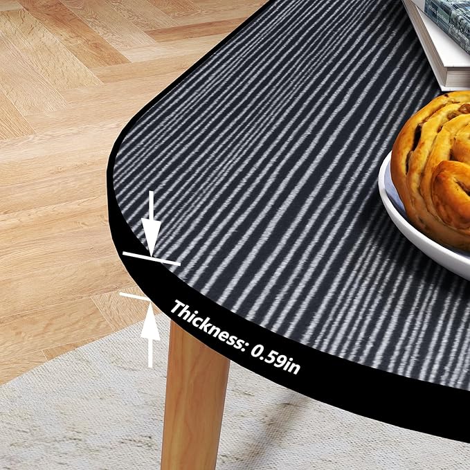 Oval Coffee Table Low Table - Image 8