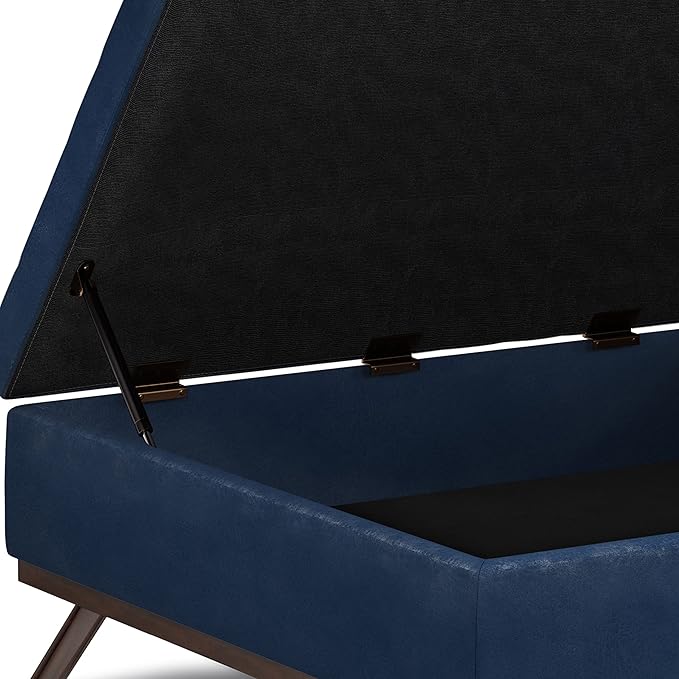SIMPLIHOME Owen 36 inch Wide Mid Century Modern Square Coffee Table Storage - Image 7
