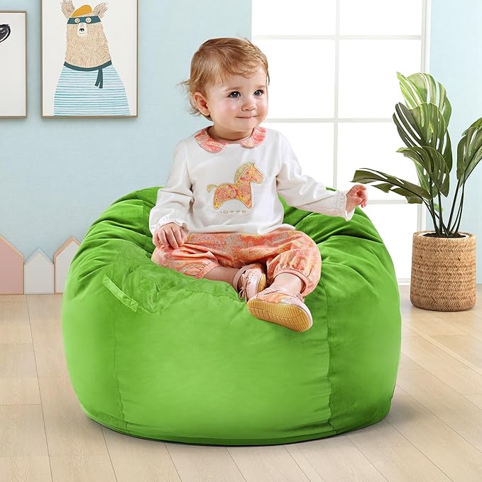 Hobestluk Bean Bag Chairs 2.5FT Bean Bag Chair by YourHomeDeservesMore
