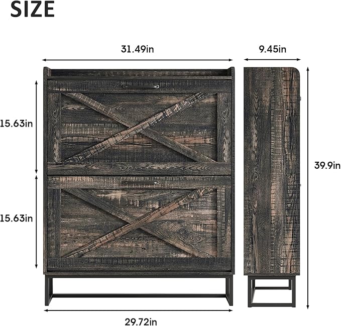 Maupvit Shoe Storage Cabinet - Image 2