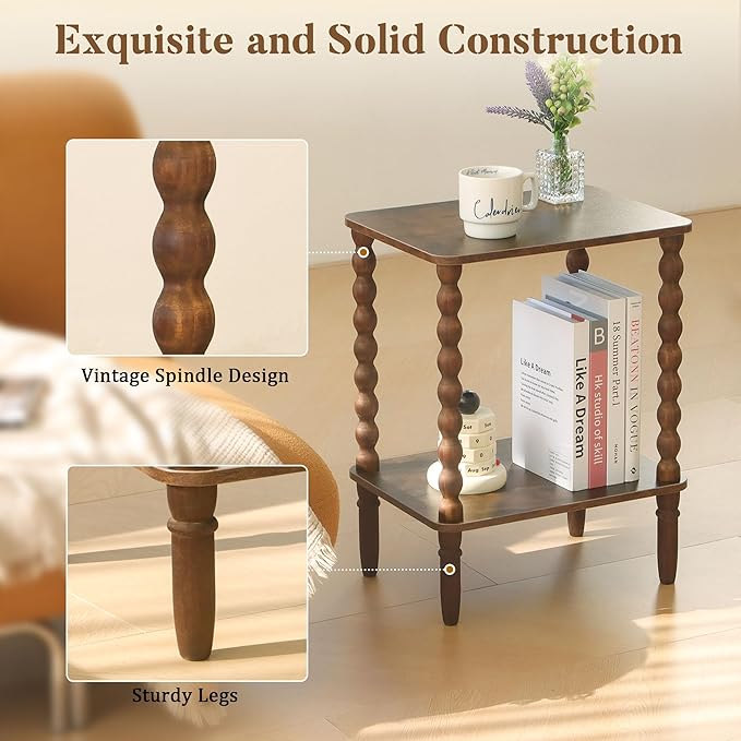 Side Tables Set of 2, Small End Table - Image 5
