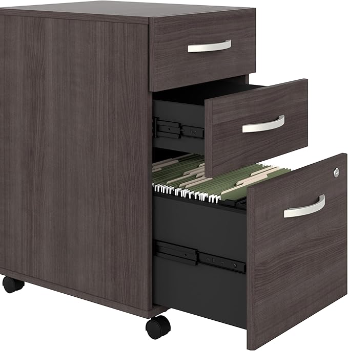 Bush Business Furniture Studio C 3 Drawer Mobile File Cabinet-Assembled - Image 4