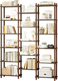 IOTXY Wooden Triple Wide Bookshelf by IOTXY