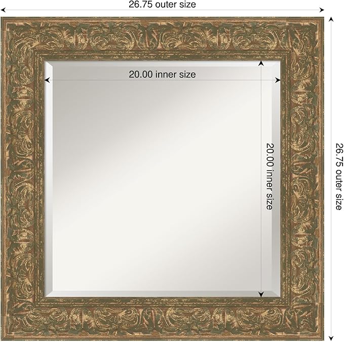 Amanti Art Bronze Bathroom Mirror - Image 3