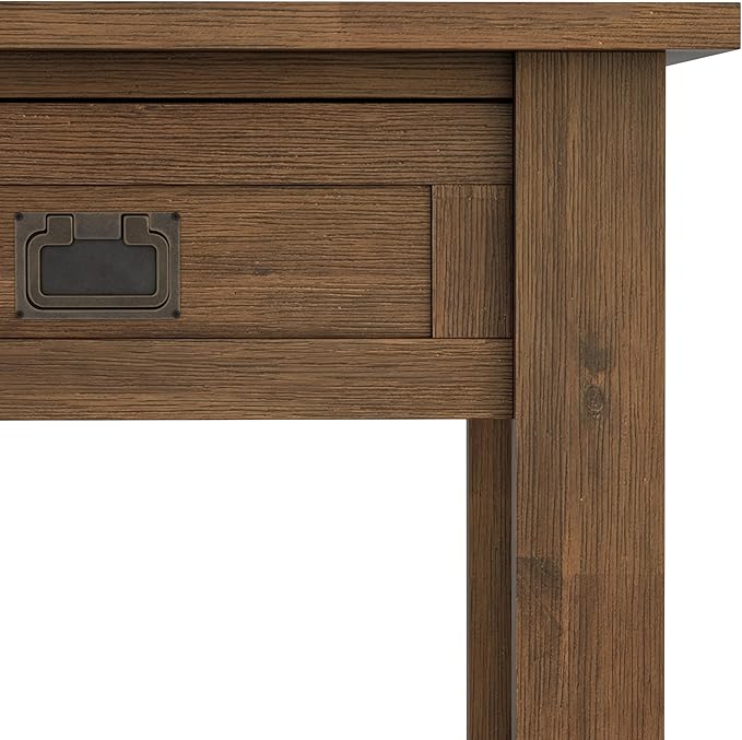 SIMPLIHOME Monroe SOLID ACACIA WOOD 22 inch Wide Square Rustic End Table in - Image 11