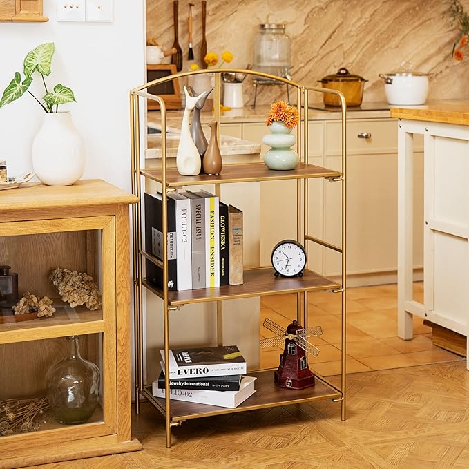 Crofy No Assembly Folding Bookshelf - Image 2