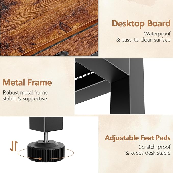 Furologee Small Computer Desk - Image 6