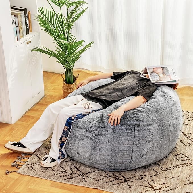 Recaceik Bean Bag Chair Large Bean Bag Chairs, - Image 3