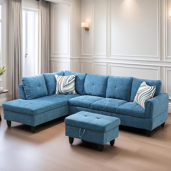 L Shaped Sectional Couches for Living Room, Modern Modular Sectional Sofa - Image 3