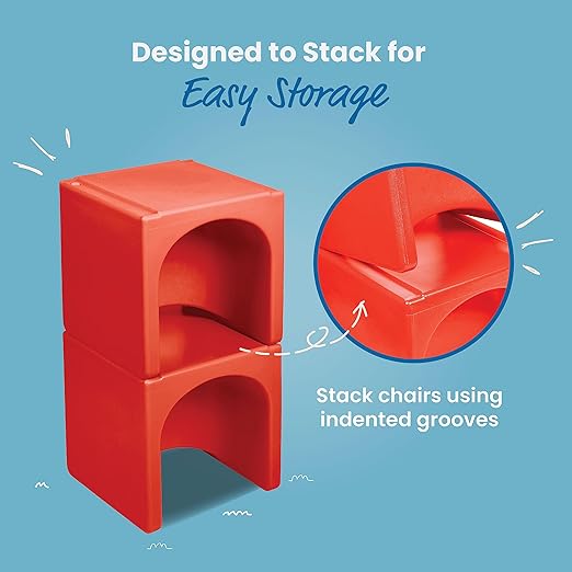 ECR4Kids Tri-Me Table and Cube Chair Set - Image 6