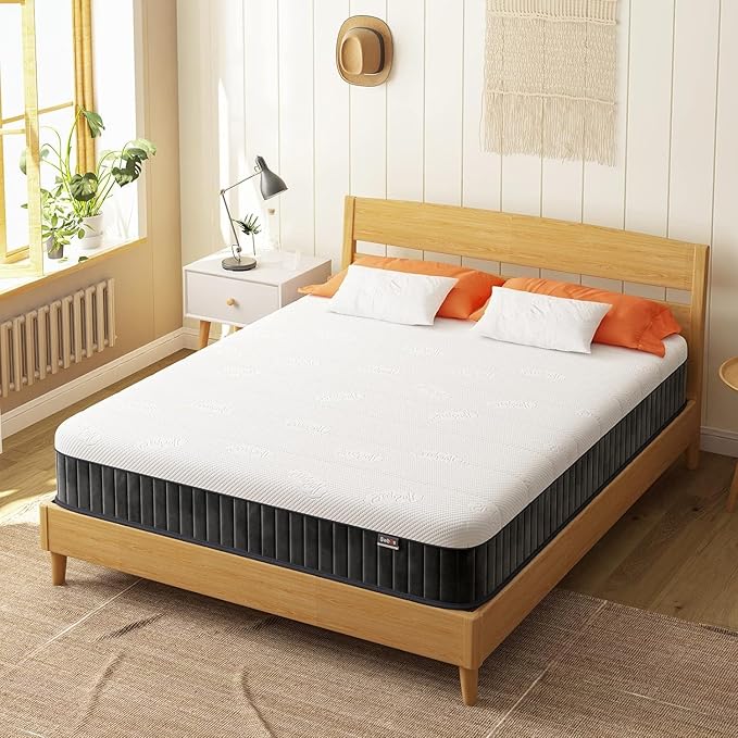 Firm Double Mattress, 12 Inch Memory Foam Full Size Mattress, Full Bed Mattress - Image 3