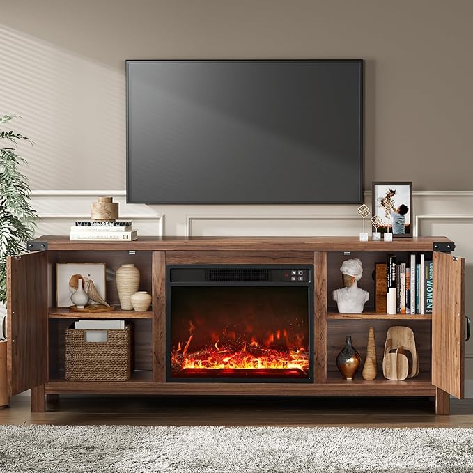 YESHOMY Fireplace TV Stand - Image 4