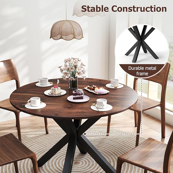 Round Dining Table, Small Round Table - Image 6