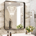 TokeShimi 24 x 32 Inch Black Mirror Wall Mirror by RefinedBathroomAccessories