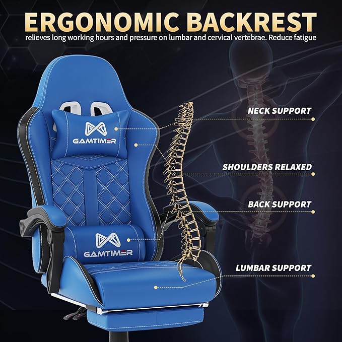 Gaming Chair, 400 lbs Adult Chair, High Back Computer Chair - Image 7