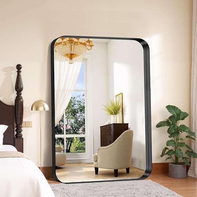 FORBATH 60x40 Inch Large Bathroom Mirror - Image 5