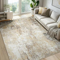 Washable Area Rugs 5'x7' Non-Slip Modern Abstract Soft by RELEANY