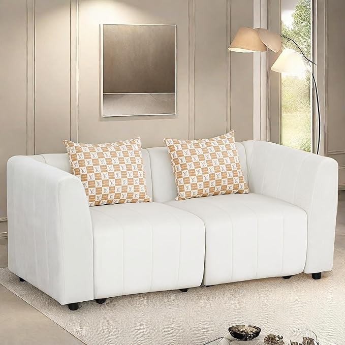Loveseat Sofa, 67″ Comfy Cloud Couch - Image 3