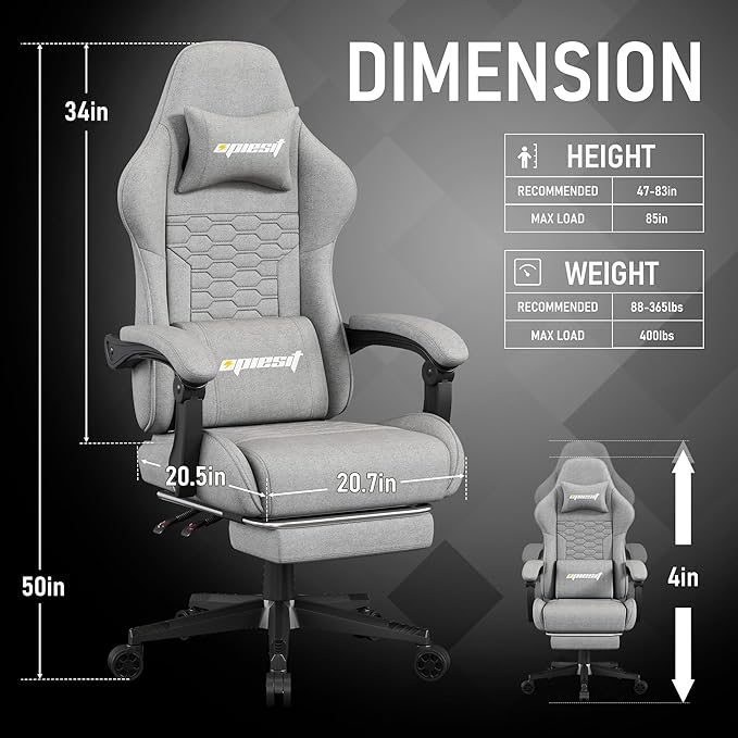 Gaming Chair, Computer Chairs for Adults - Image 3