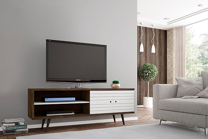 Manhattan Comfort Liberty Mid Century Modern TV Stand - Image 2