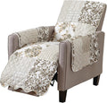 Great Bay Home Patchwork Scalloped Printed Furniture Protector Stain Resistant by GreatBayHome