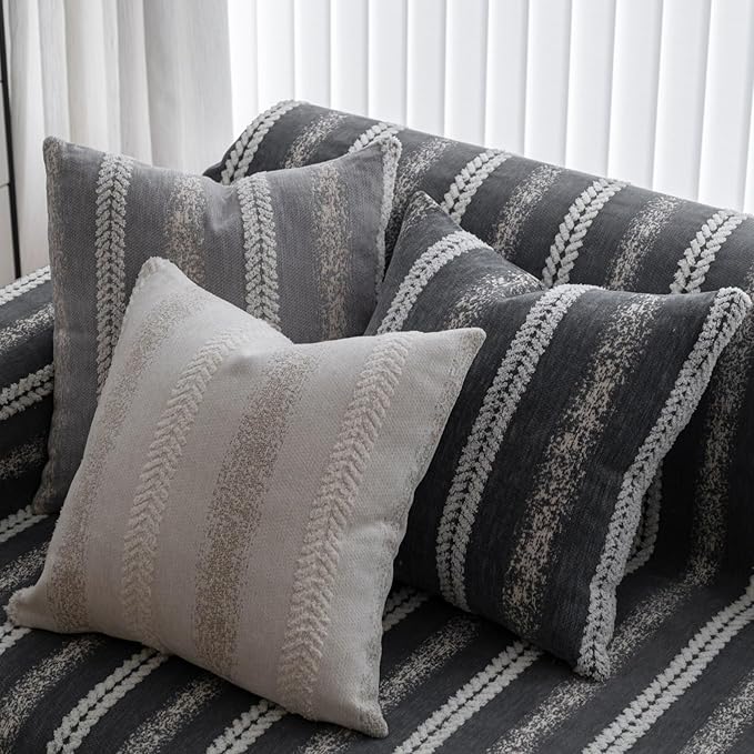 Pack of 1 Decorative Throw Pillow Covers 12x20 Inch, Pillow Cases - Image 6