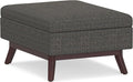 SIMPLIHOME Owen 34 inch Wide Mid Century Modern Rectangle Coffee Table Storage by SimpliHome
