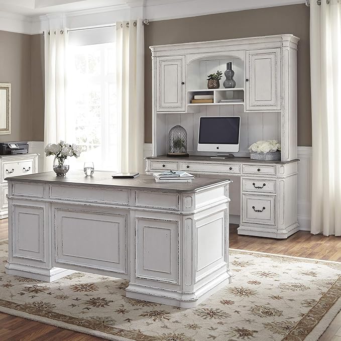 Liberty Furniture Industries Magnolia Manor Complete 5 Piece Desk by LibertyFurniture