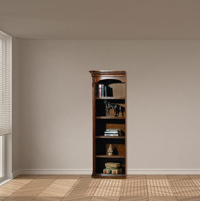 Hekman Old World Walnut Burl Executive Left Bookcase - Image 2