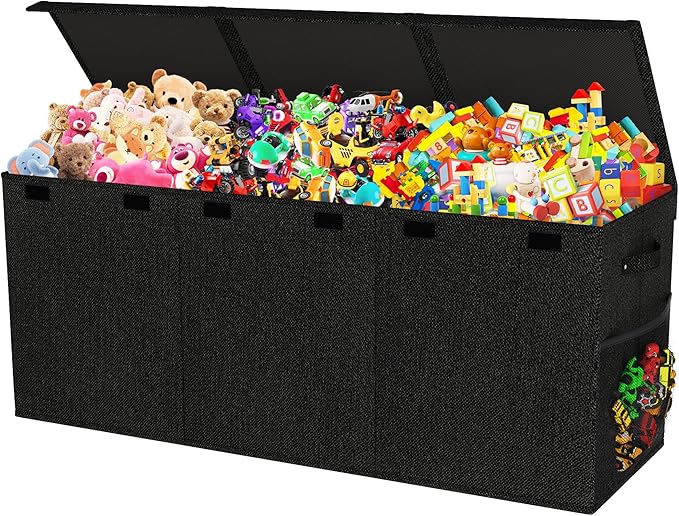 Extra Large Toy Box, Collapsible Sturdy Kids Toy Chest - Image 8