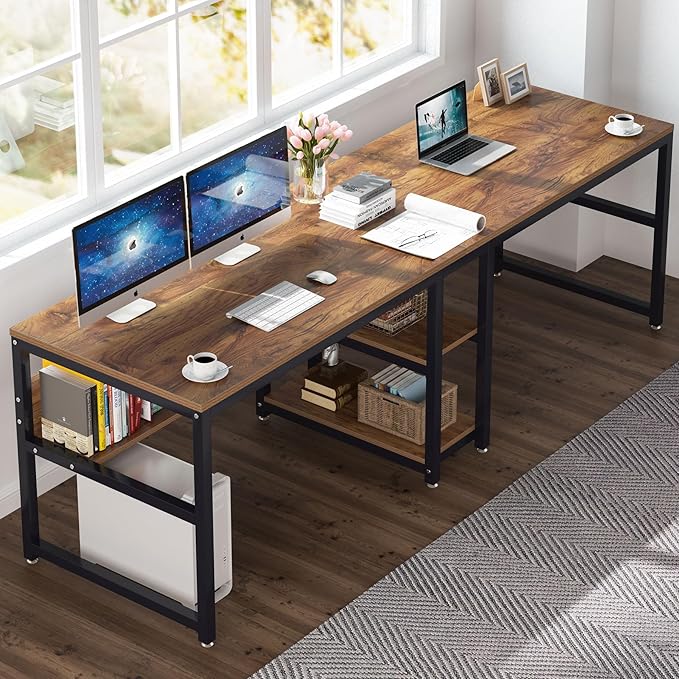 Tribesigns Two Person Desk - Image 4