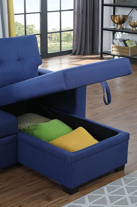 Devion Furniture Garisa 4-in-1 Convertible L Shaped Couch - Image 4
