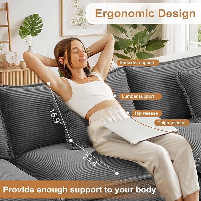 Furniliving Oversized Accent Chair - Image 6