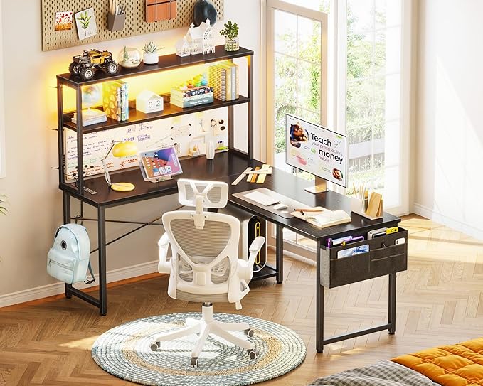 AODK L Shaped Desk Gaming Desk - Image 8