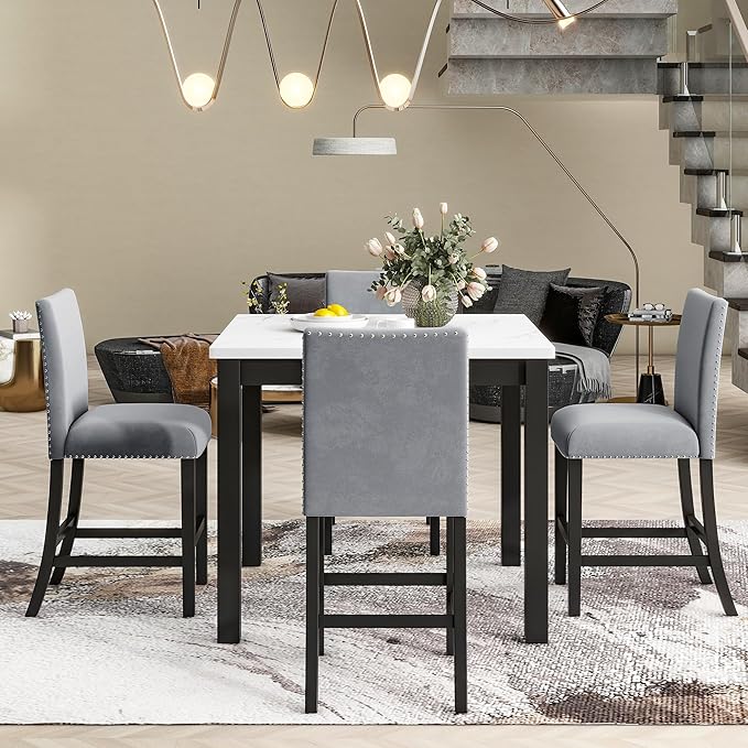 Ball & Cast 5 Piece Dining Table Set - Image 5