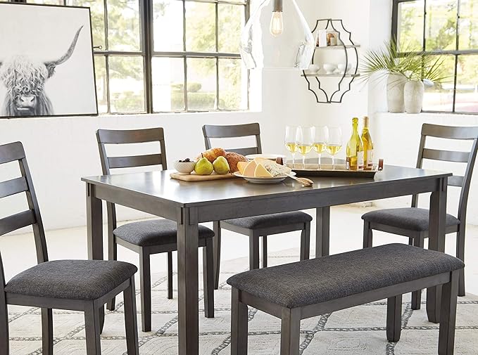 Signature Design by Ashley Bridson Modern 6 Piece Dining Set, Includes Dining - Image 10