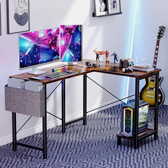 Whitmor L Shaped Gaming Desk - Image 7